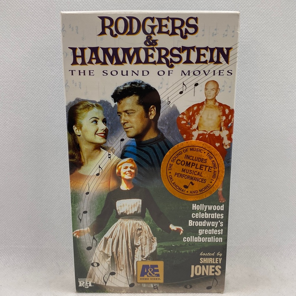 Rodgers & Hammerstein The Sound of Movies VHS Musical Broadway Factory Sealed